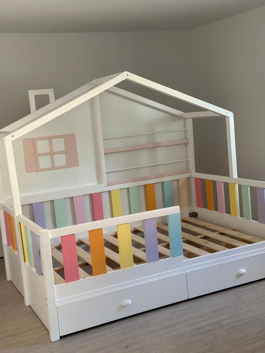 Paturi pt copii- casuta -Montessori