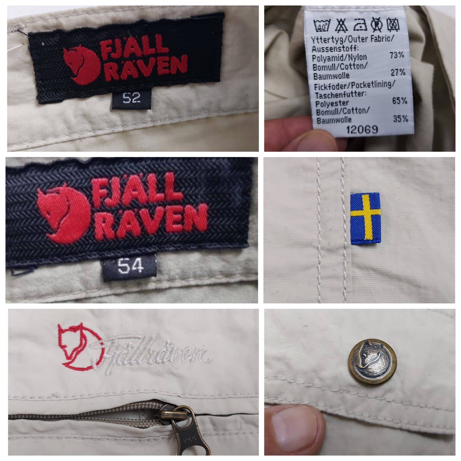 Pantaloni FJALLRAVEN G1000, 2 în 1, nr 52 & 54 EU, munte, vânătoare