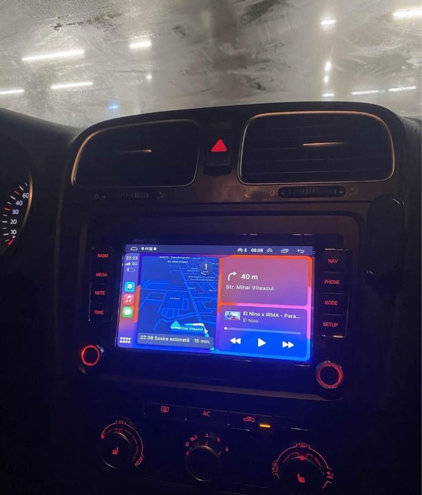 Navigatie Android 2GB Ram+64GB Volkswagen Golf Passat Skoda Seat