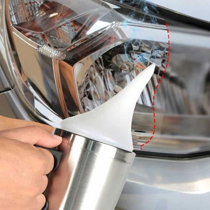 Комплект за химическо полиране на фарове / Лампа за полиране на фарове