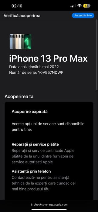Iphone 13 Pro Max 1 TB GARANTIE.Posibilitate schimbare Orange pe loc!
