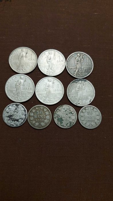 Monede vechii din  argint, 65 lei  bucata