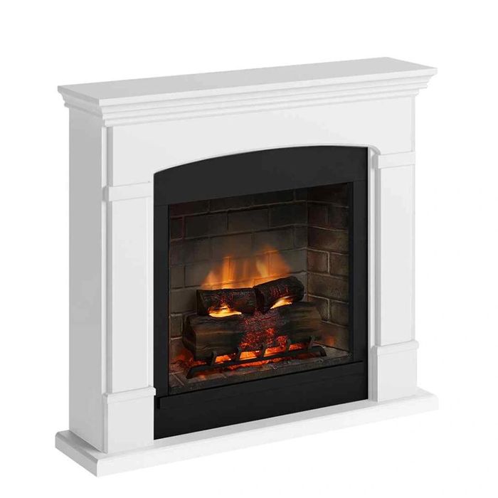 Helmi Pure White semineu electric PowerFlame 2