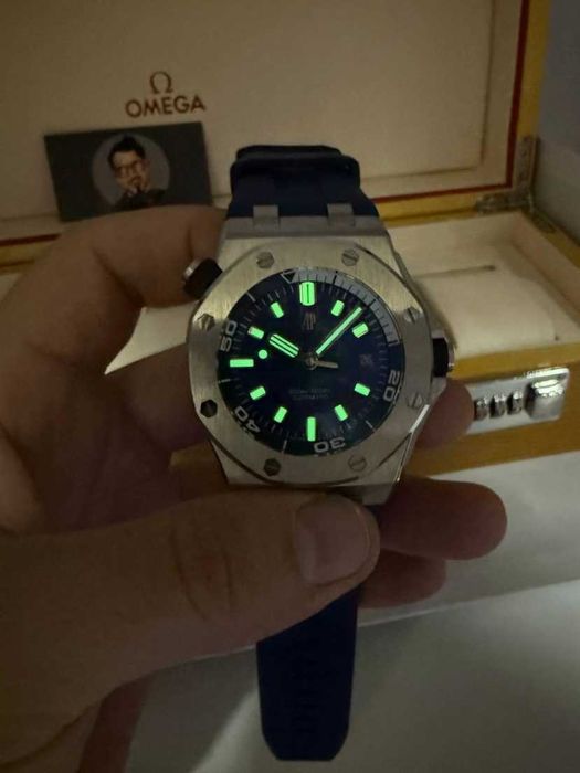 audemars piguet offshore diver синьо