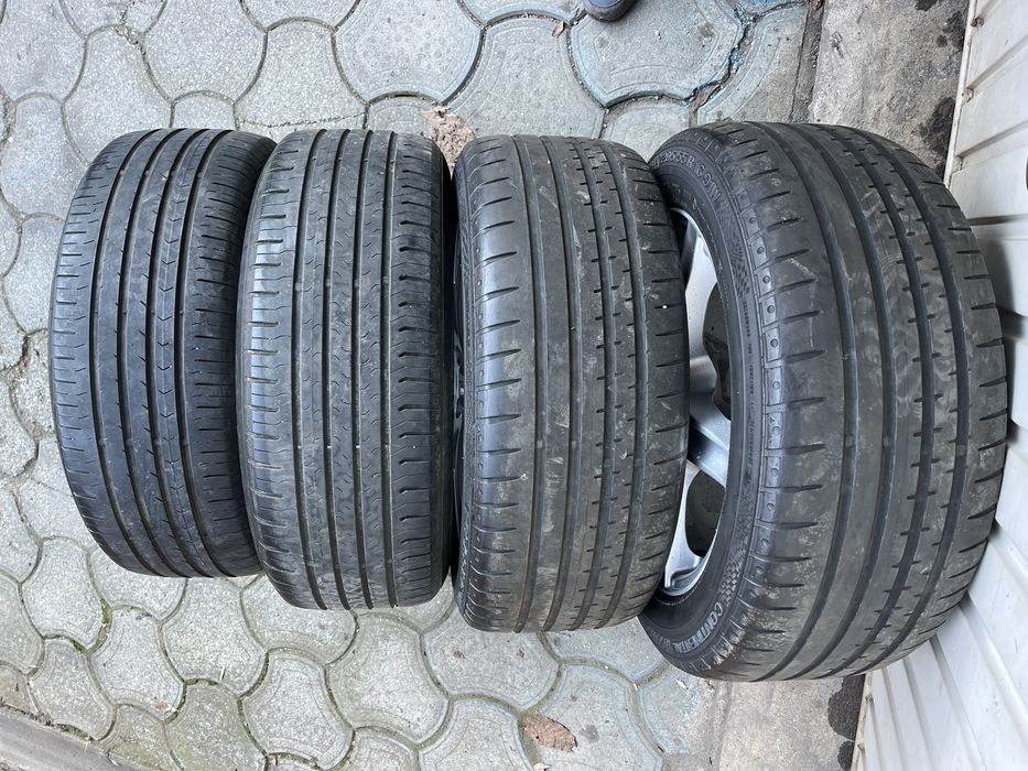 Jante aliaj 5x120mm, anvelope 205/55 R16, BMW E46 E90 E91 E87 E81 F20
