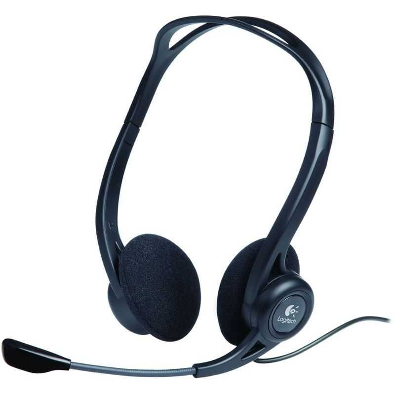 Слушалки с микрофон Logitech