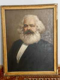 Портрет Карл Маркс (холст-масло)