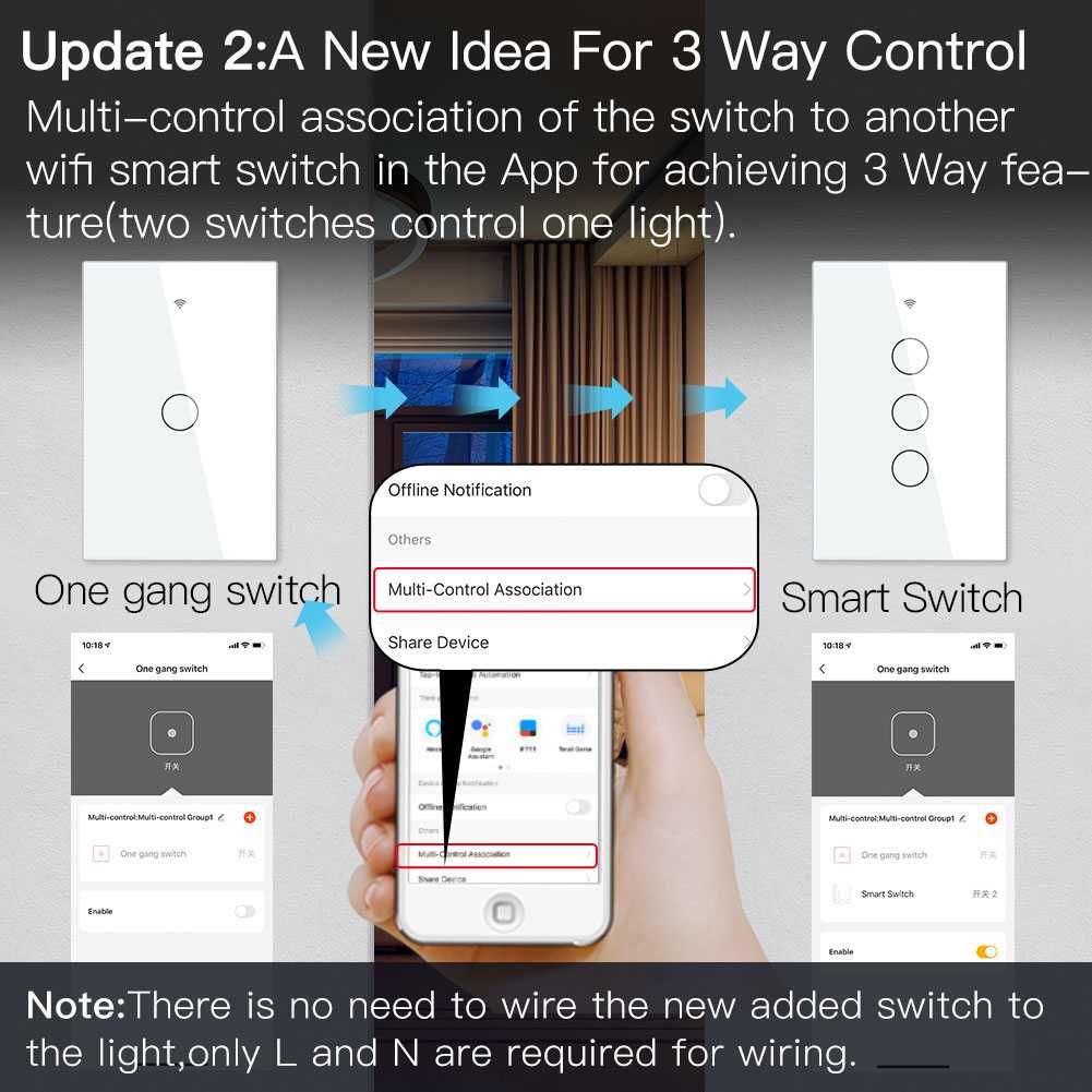 Intrerupator WiFi+BLE TUYA pano sticla cu/fara nul cap scara TR GRATIS