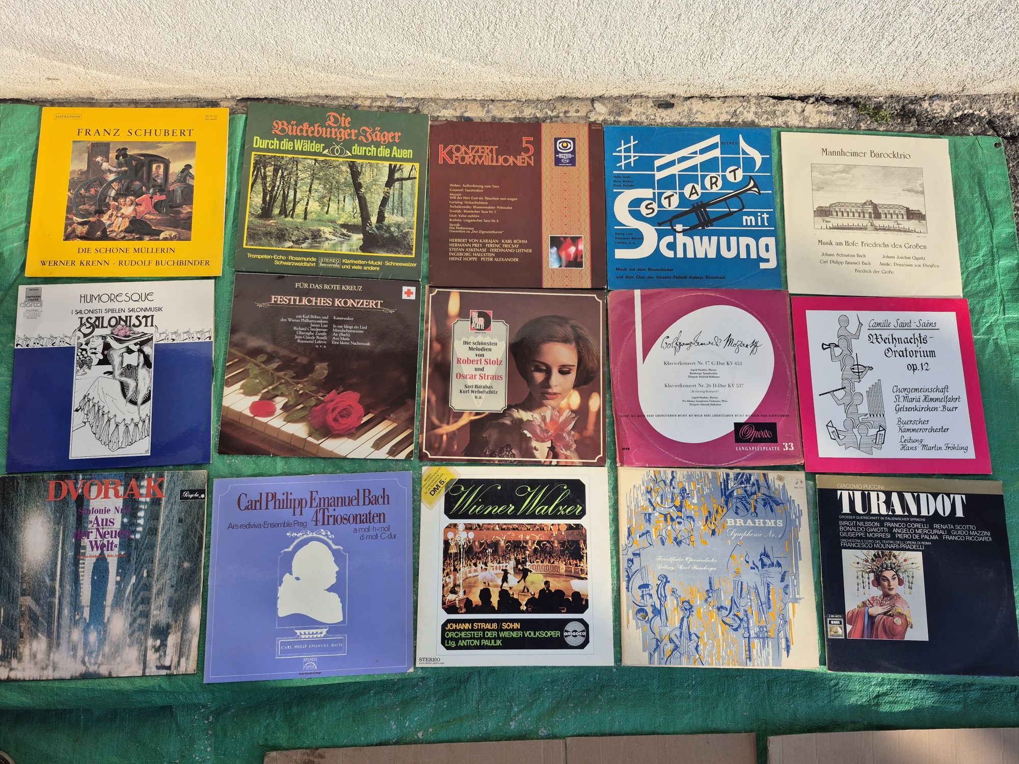 Lot 200LP [bucăți]Discuri Vinil colectie muzica clasică 1960-1990,