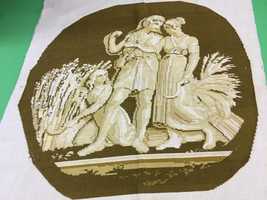 гоблен гръцки елипсовиден конци Д М Ц мъж и жена - жътв