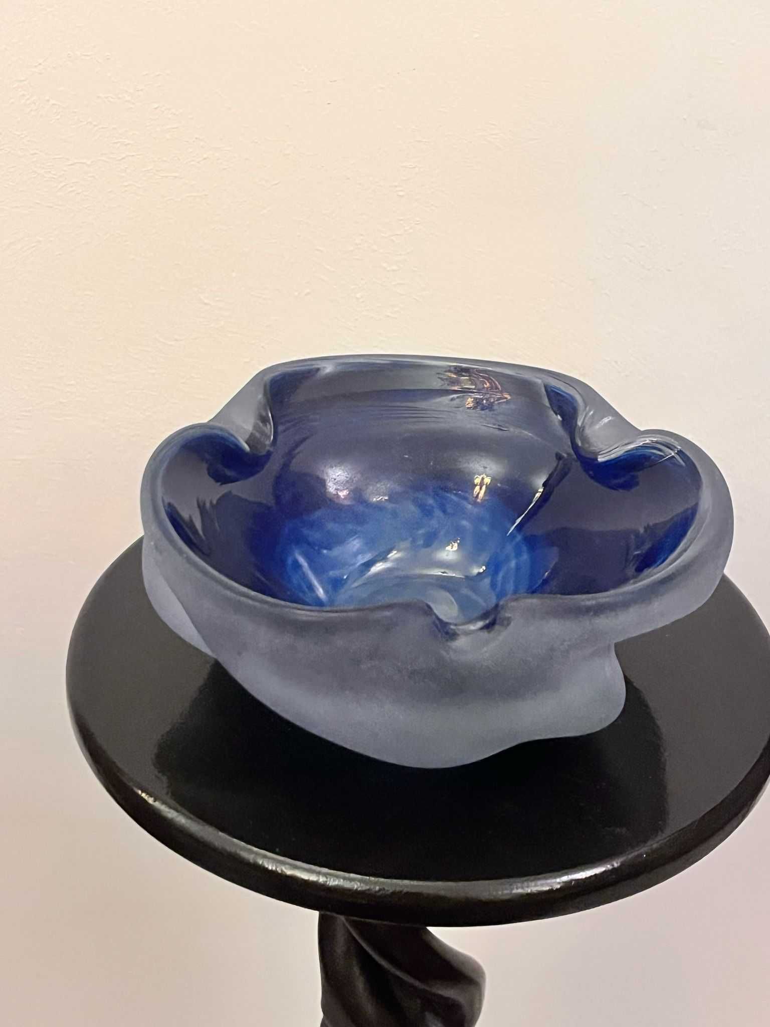 Scrumiera centru de masa cristal bizonat MURANO  bibelou bibelouri