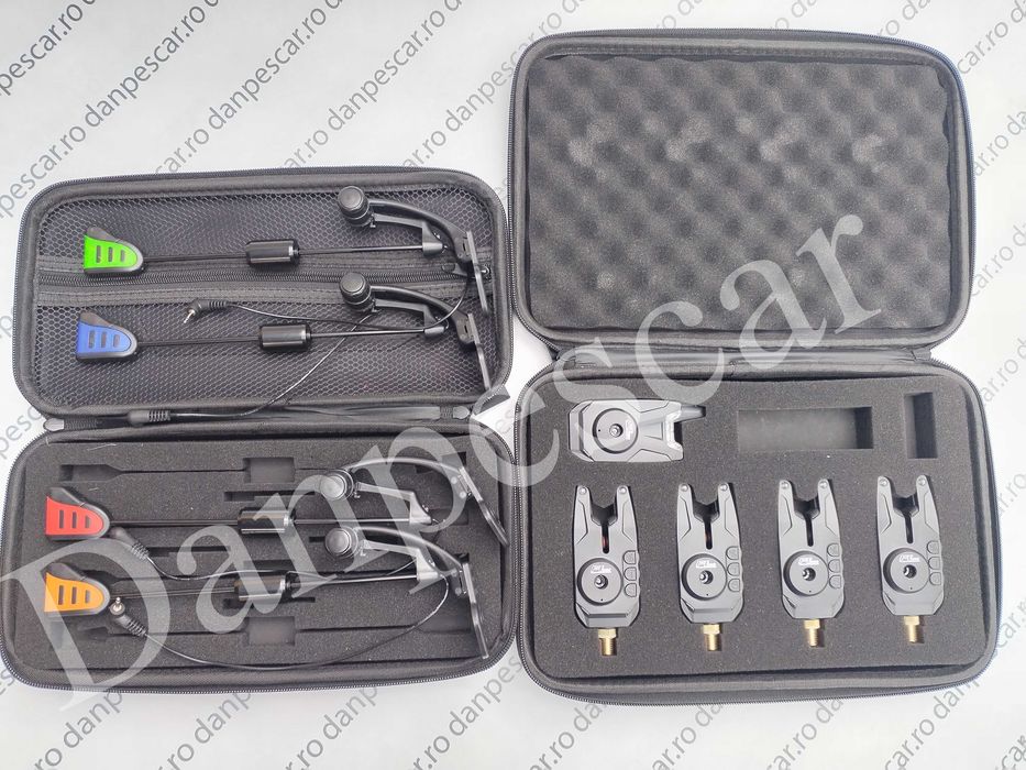 Set PROFL 4 Avertizori cu Statie JY-80 + 4 Swingeri cu bile magnetice