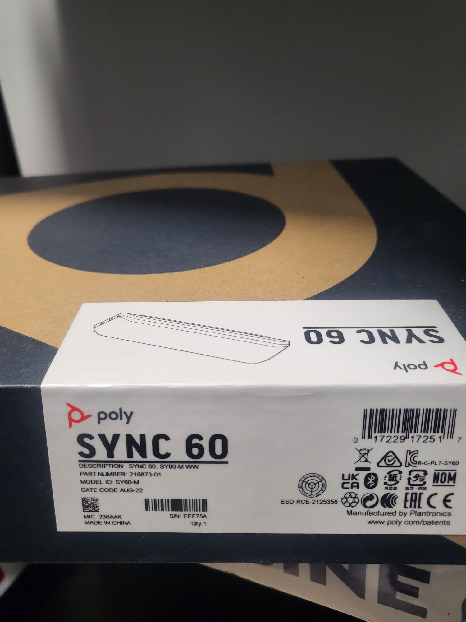 Speakerphone inteligent Poly Sync 60