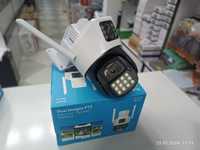 4G WiFi  Kamera (2 tali) PTZ V380 PRO kuzatuv kamerasi, SIM-kartali