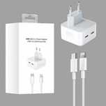 Set Incarcator Fast Charge 50W Dual Charger Pentru IPhone - NOU!