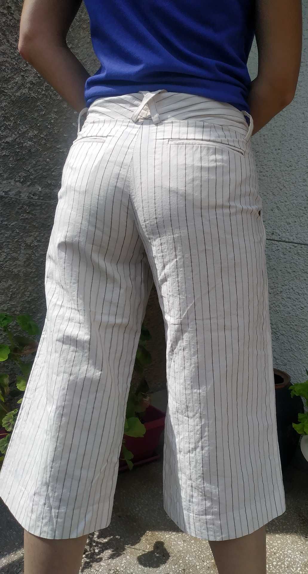 Елегантен, дамски  панталон 3/4-ти Mango Suit