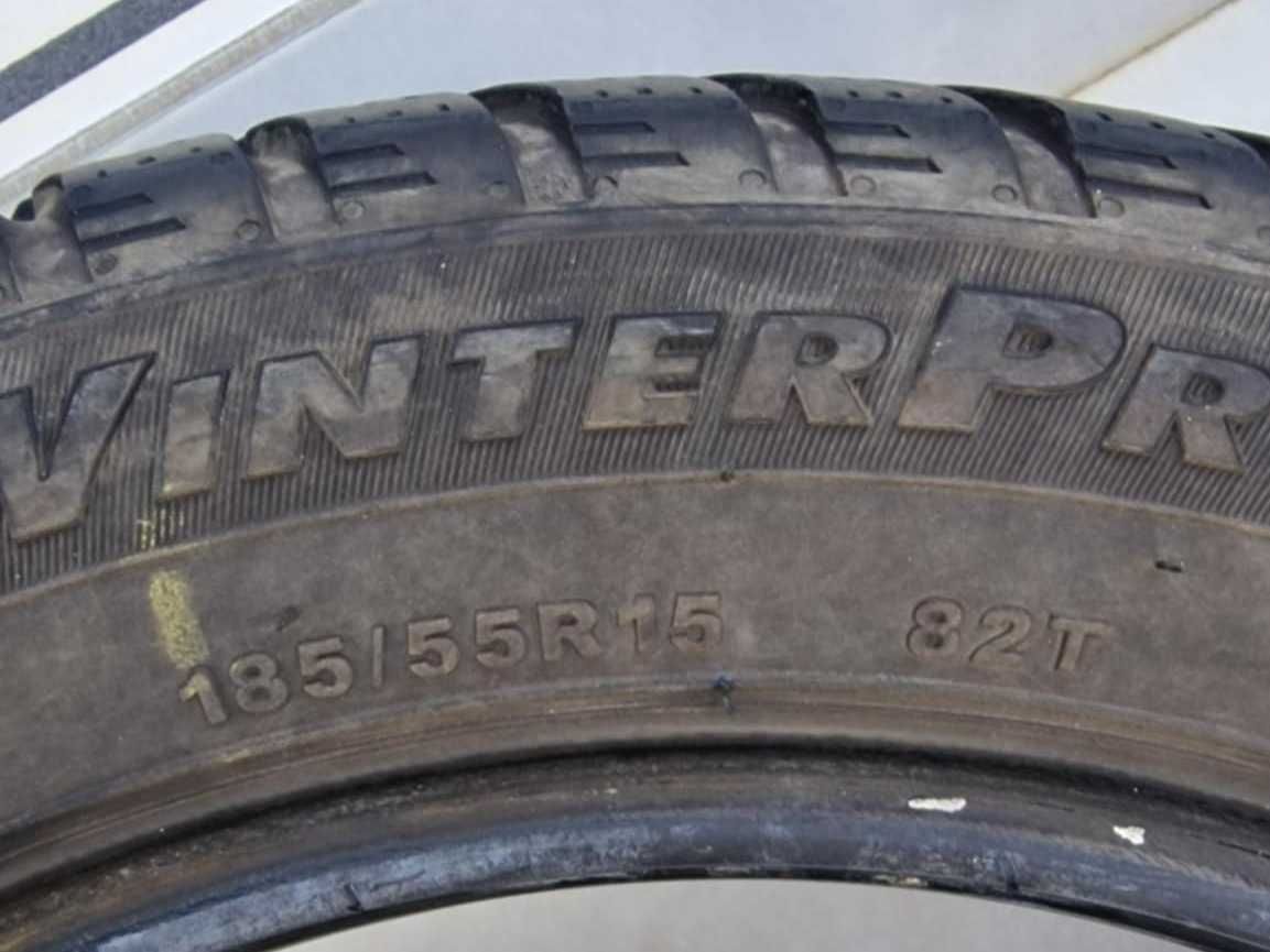 4 jante aluminiu Ronal 15" 4x100 + 4 anvelope (2 vară, 2 iarnă)