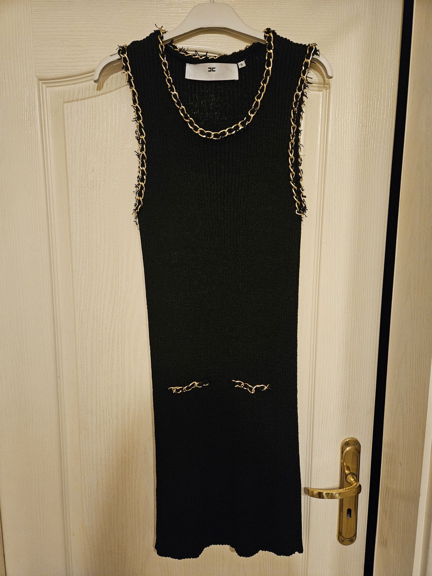 Черна дамска рокля Elisabeta Franchi