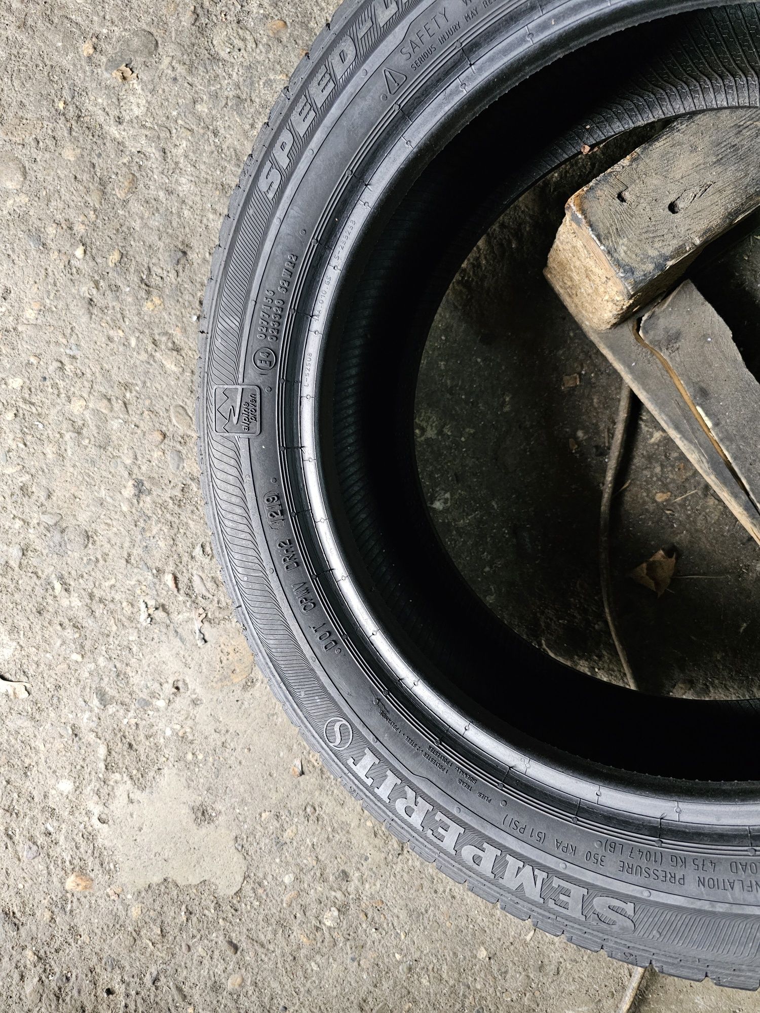 2 anvelope vara 195 50 15 Semperit 7.5mm