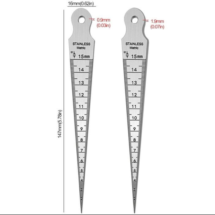 Конусный измеритель 0-15мм, 0-30мм