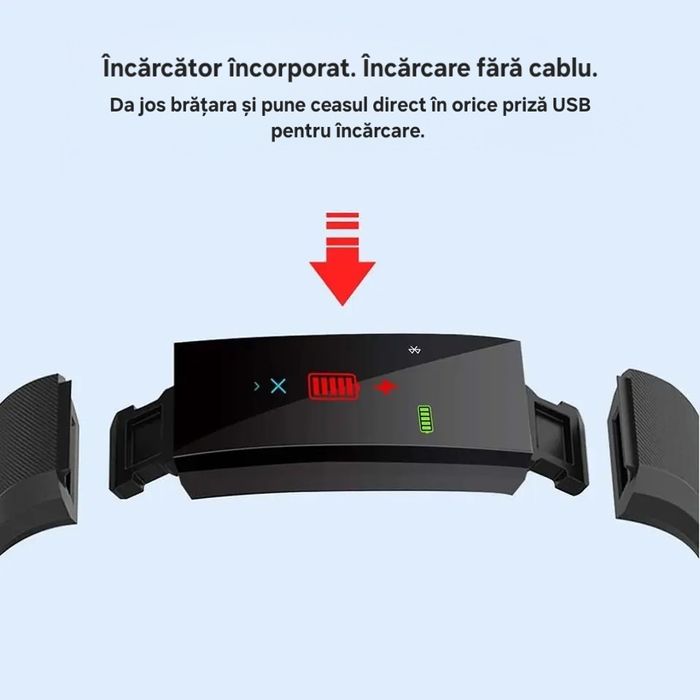 Ceas Smart Puls/Tensiune/Calorii/Distanțe. Apeluri/Mesaje/Notificări.
