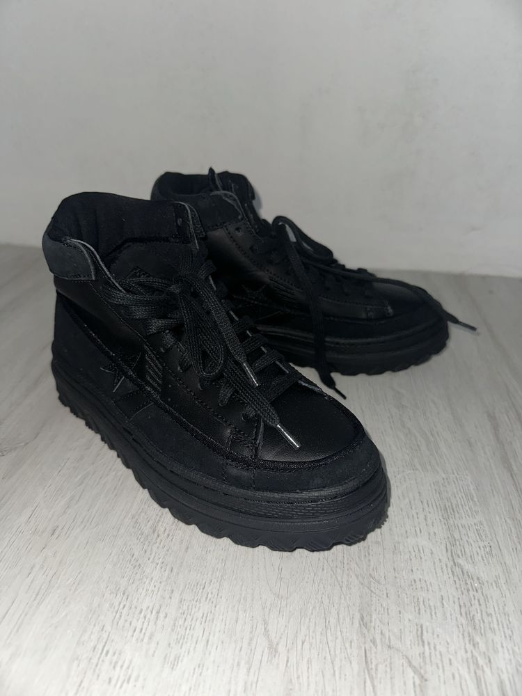 Converse кожени боти от естествена кожа и велур