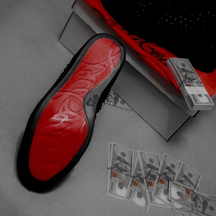 Adidasi Louboutin Full Black