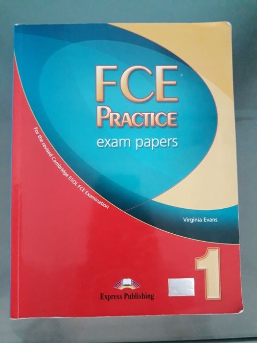 Продавам учебно помагало по Английски език - FCE 1 Practice exam paper