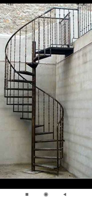 Scări spiralate model nou