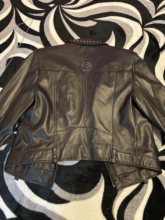 Geaca piele philipp plein dama