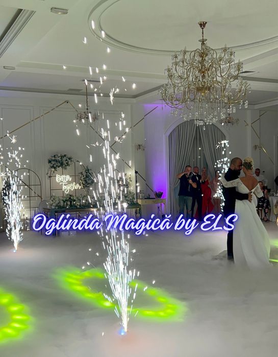 Oglinda Cabina Foto Artificii Cabina Telefonica Fum Greu Baloane Tort