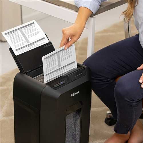 Уничтожитель бумаги Шредер Fellowes® AutoMax 80M 17л Mini-Cut FS-46215