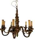 Candelabru din bronz masiv, 8 brate, D 80 cm
