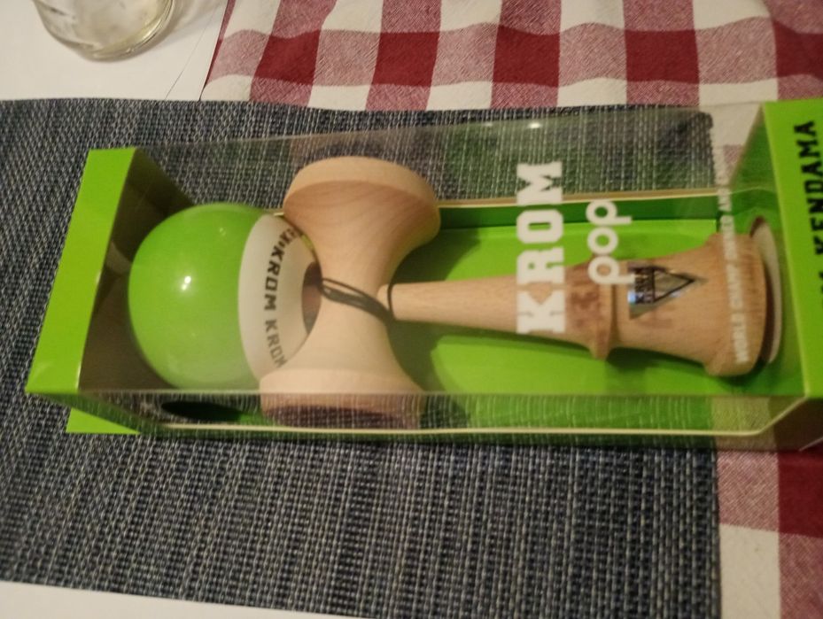 Kendama krom pop sticky verde lime