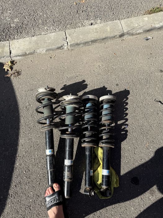 E60 suspensie Bilstein arcuri eibach