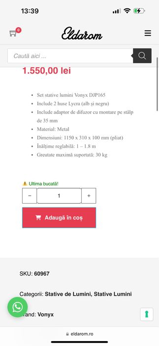 Stative lumini dj schela Vonyx