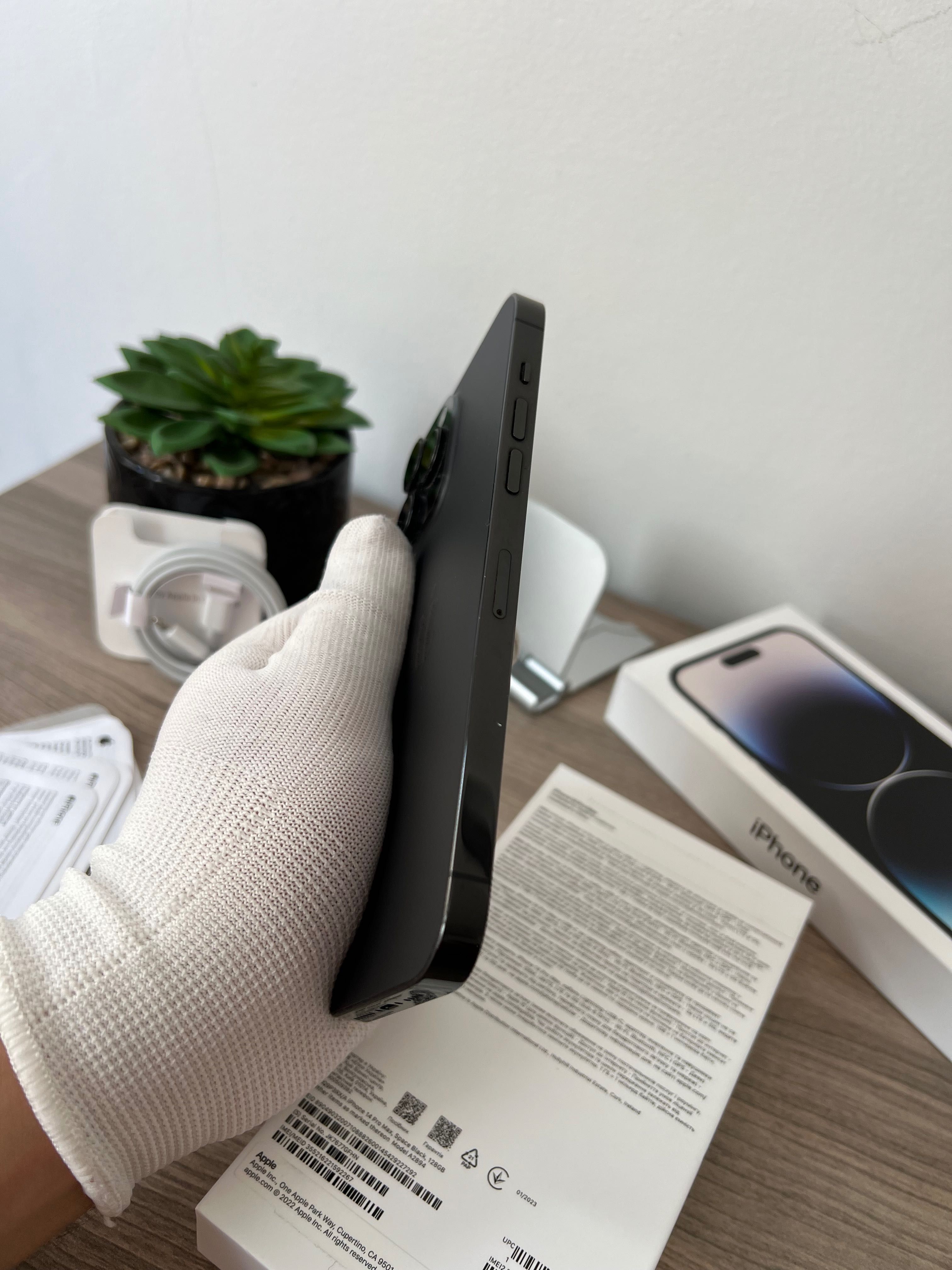 iPhone 14 Pro MAX, 128GB, Black, 100% батерия, КАТО НОВ, ГАРАНЦИЯ!