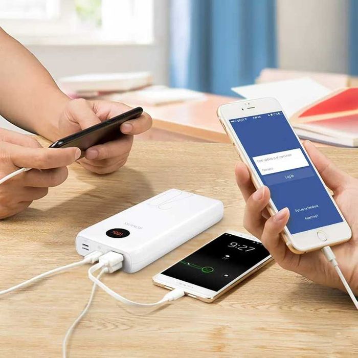 Нов  ROMOSS 20000mAh Series 6-в-1 USB Type C HUB 1x HDMI 4k ...