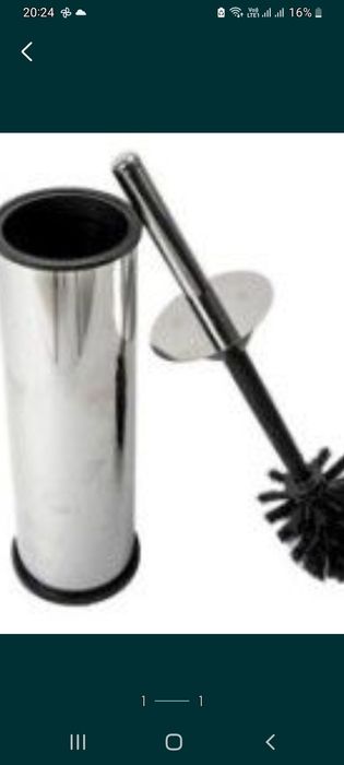 Perie WC cu suport din inox 39x Latime 10 cm