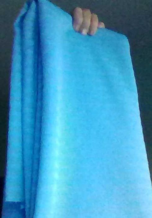 Луксозен Плат Сатен,цвят зелен ,син