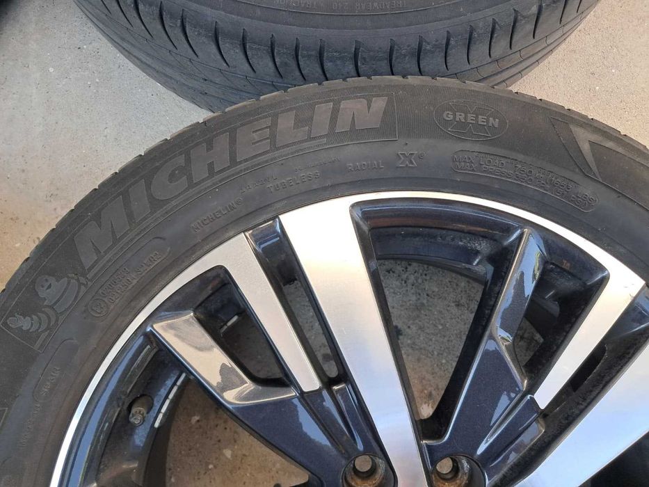 Set roti Peugeot Citroen anvelope vara Michelin 225/55 R18/jante Aliaj