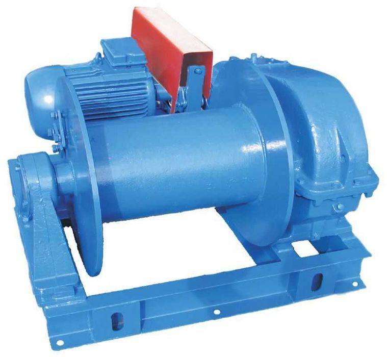 Лебёдка ЛП-5 (папильонажная, проходческая, полковая) 5000 кг.