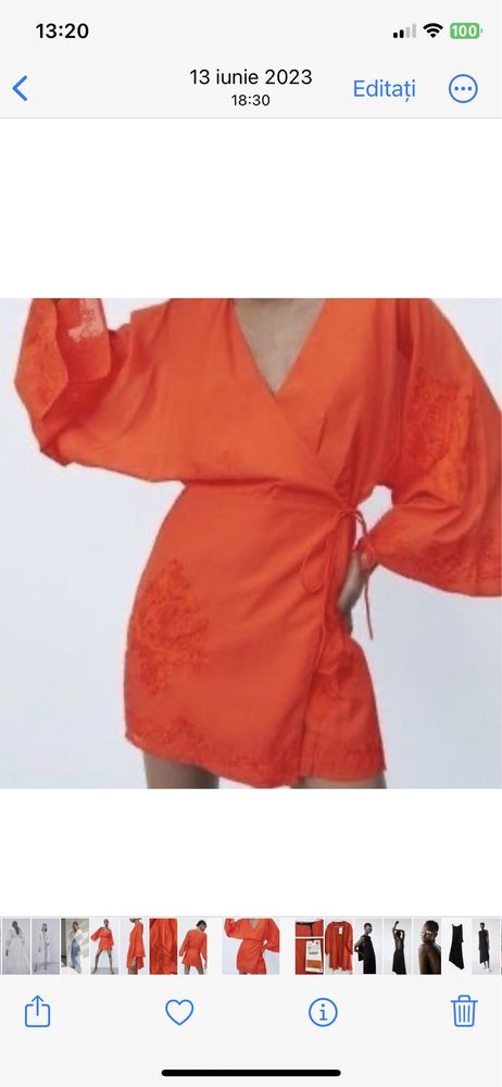 Rochie Zara , noua cu eticheta