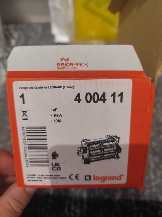 Repartitor modular 4P, 160A, 10 module - Legrand 400411 Nou