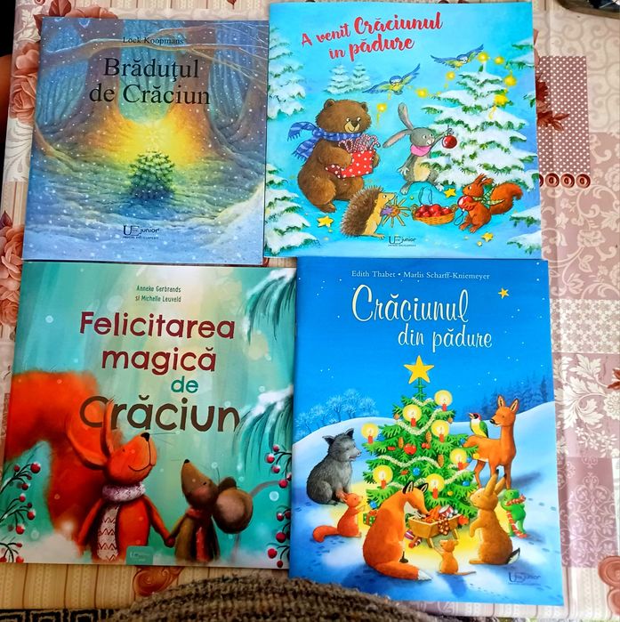 Vand carti noi cu tematica de Crăciun pt copii 3+