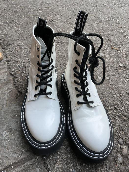 Bocanci originali de piele Karl Lagerfeld 38