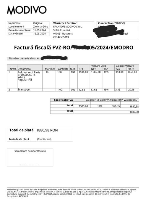 Pulover Ami paris wool 100% original size XL