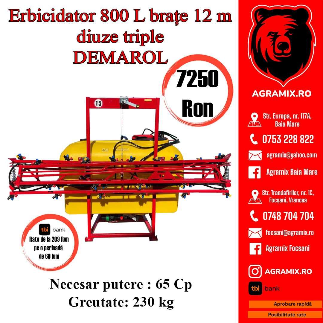 Erbicidator pompe erbicidat noi DEMAROL 200-800 L Agramix