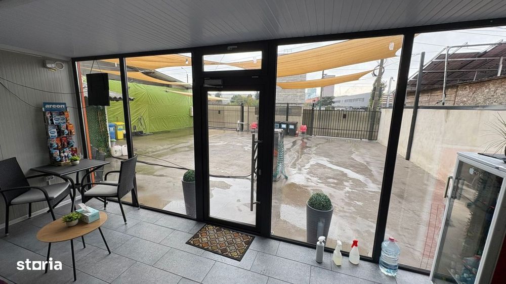 Spatiu comercial de 300 mp – ideal pentru vulcanizare, spalatorie au