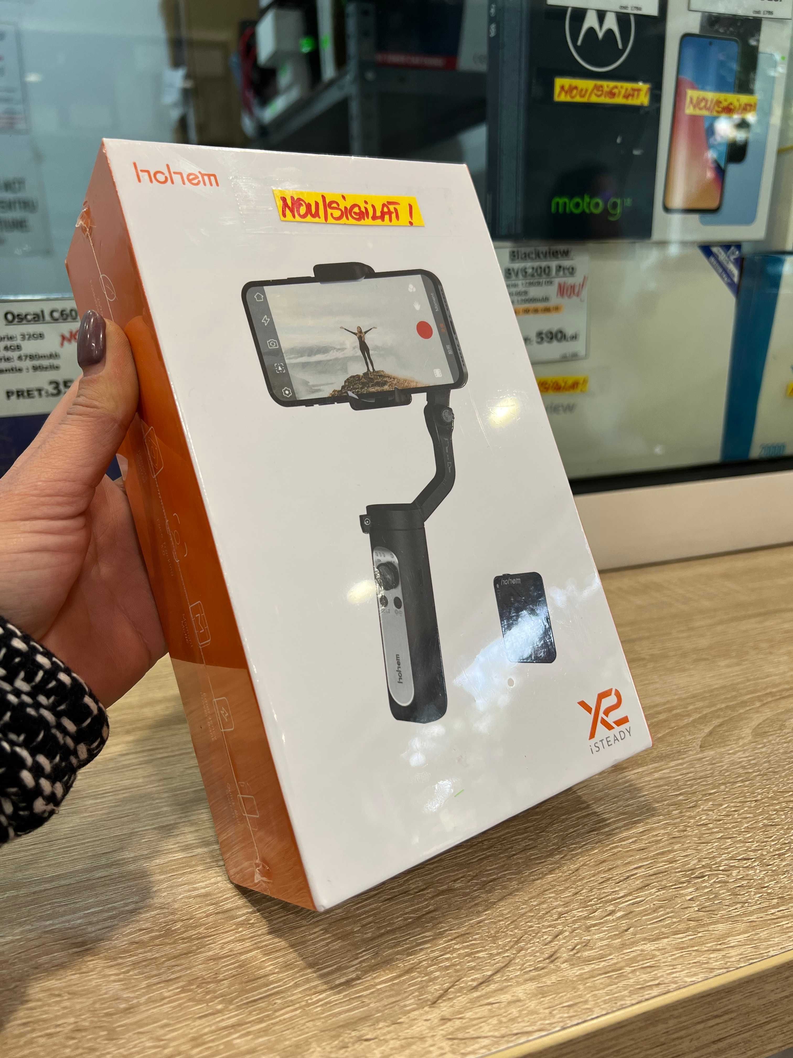 Stabilizator Gimbal Hohem iSteady X2, NOU/Sigilat!